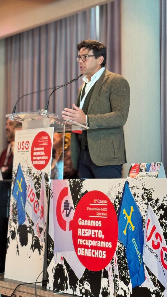 Joaquín Perez, secretario general USO