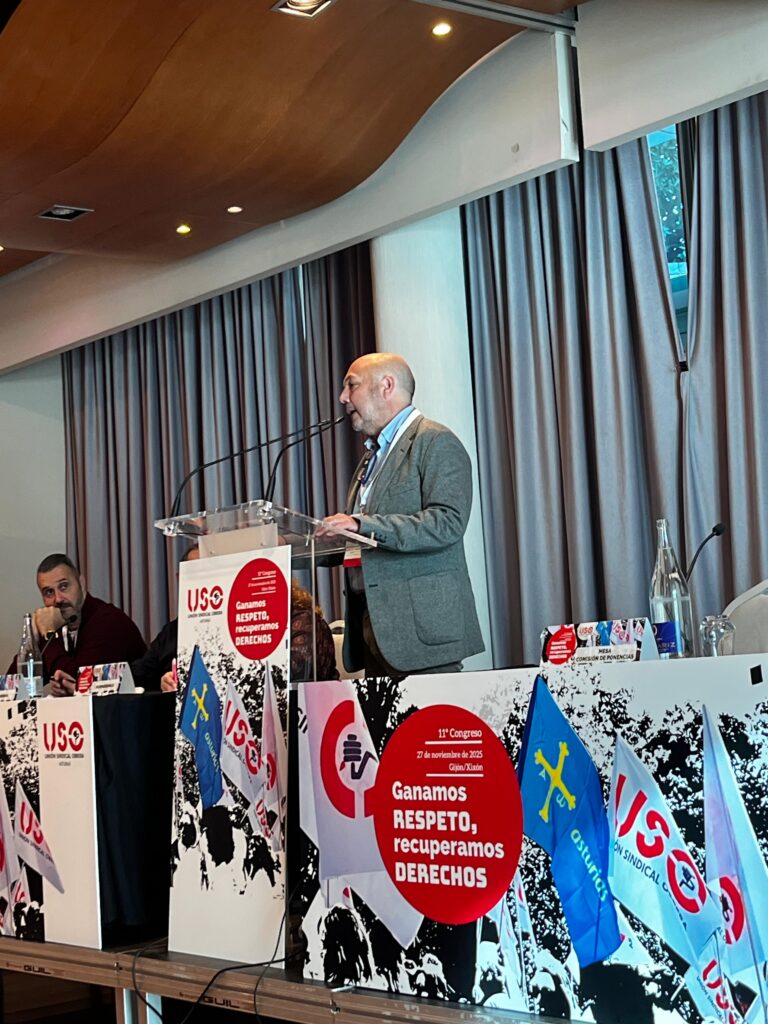 Pedro Ayllón, secretario general USO industria